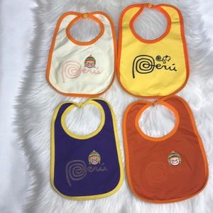 Peruvian bibs lot of 4